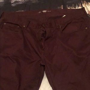 Worn 2x...wine colored slacks...no stains/tears!